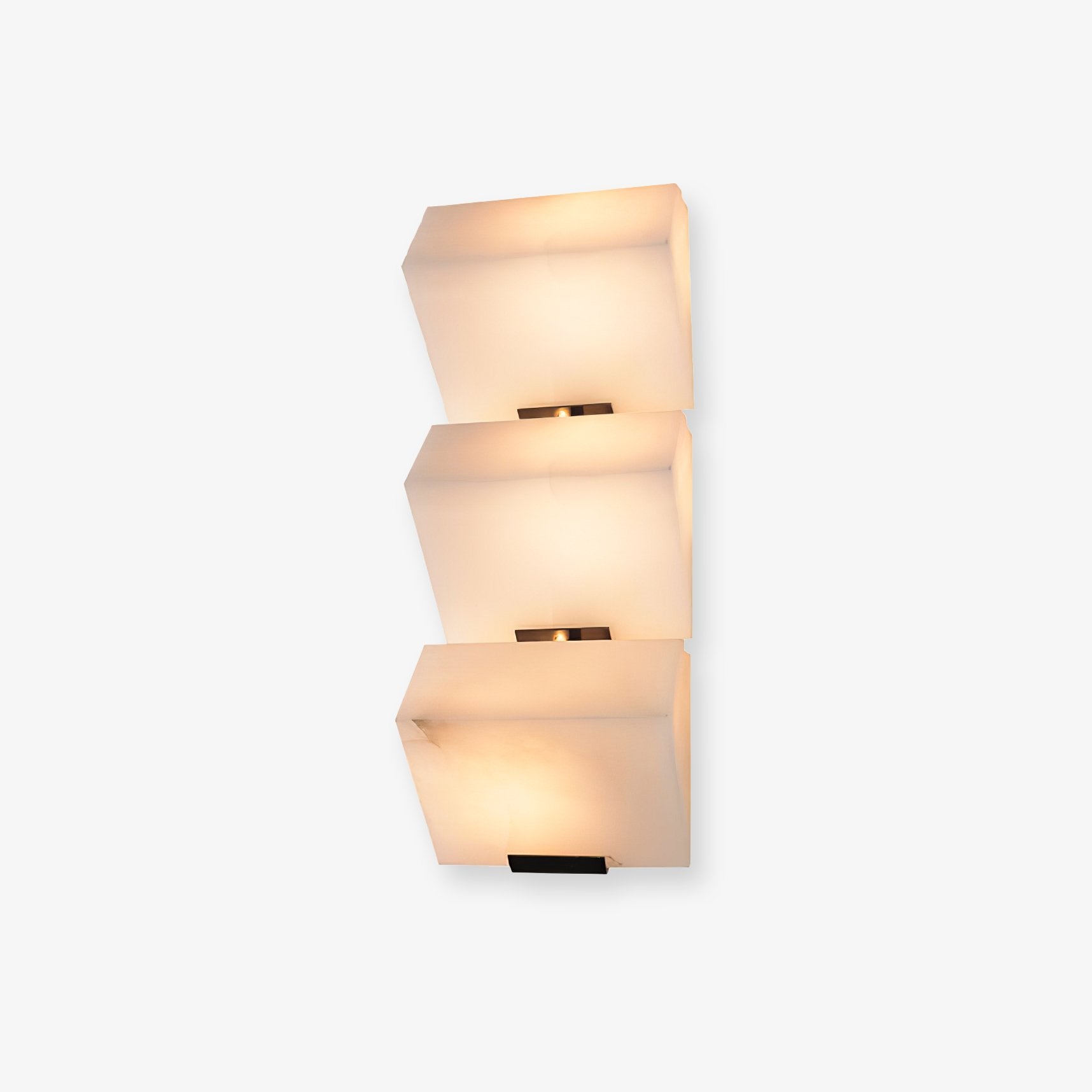 Alabaster Tiered Wall Light