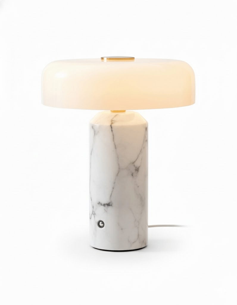 Marble Cylinder Lamp