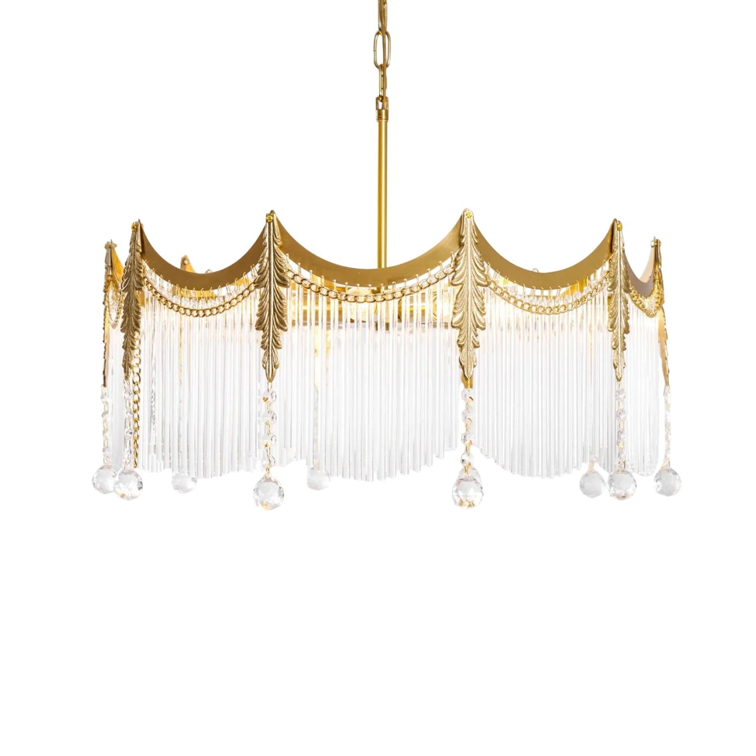 Cascading Crystal Chandelier