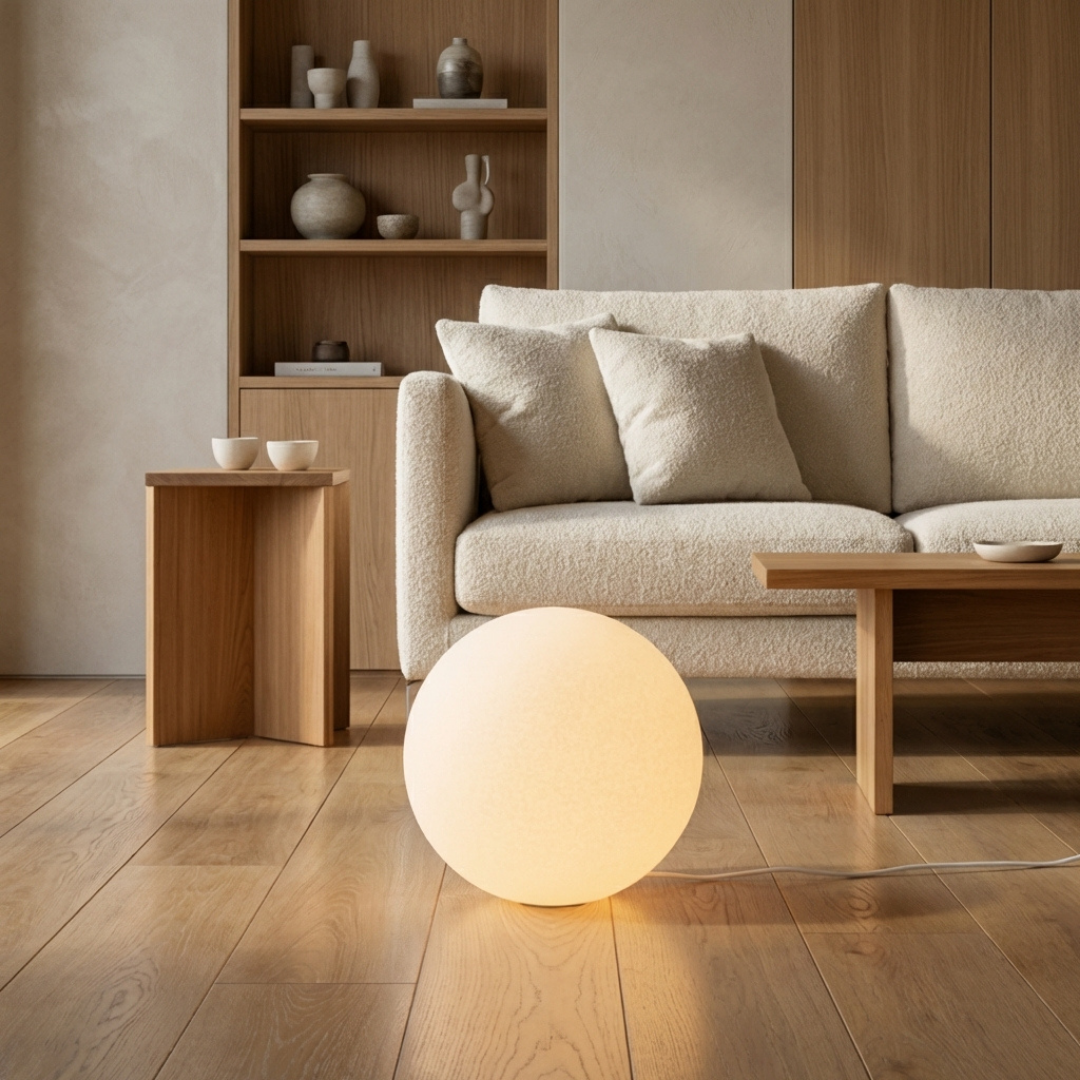 Frosted Globe Lamp
