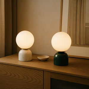 Marble Globe Lamp