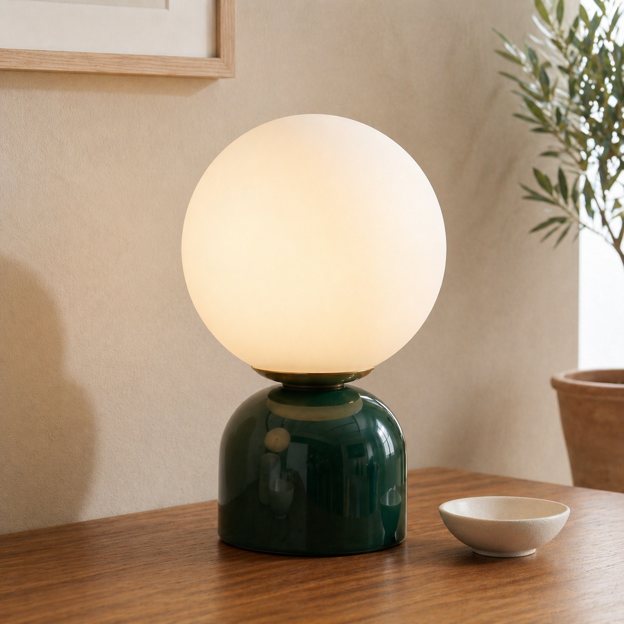 Marble Globe Lamp