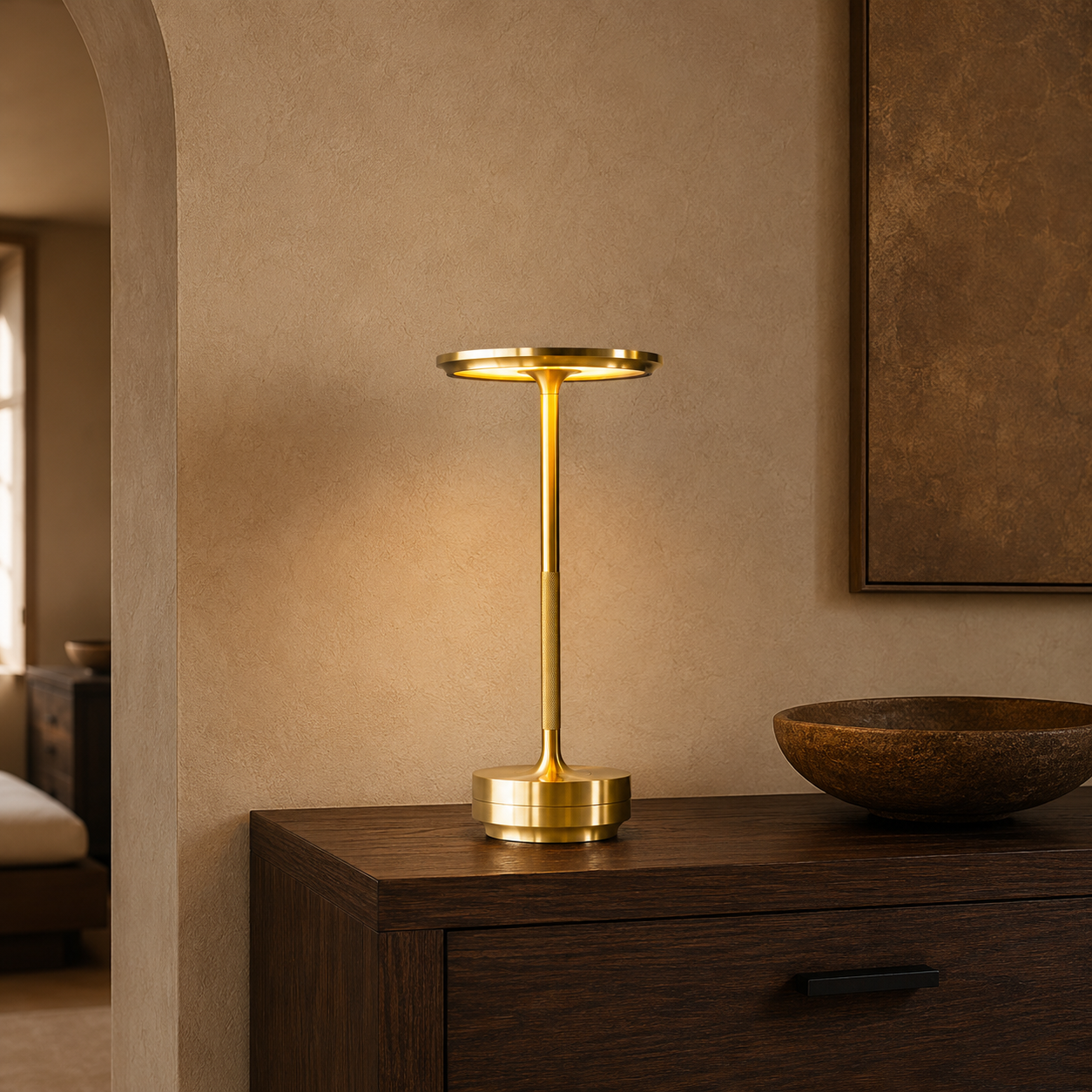 Cordless Halo Table Lamp