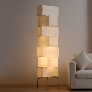 Stacked Paper Lantern Lamp