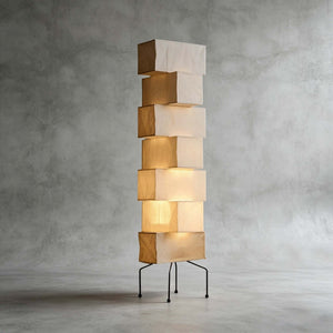 Stacked Paper Lantern Lamp