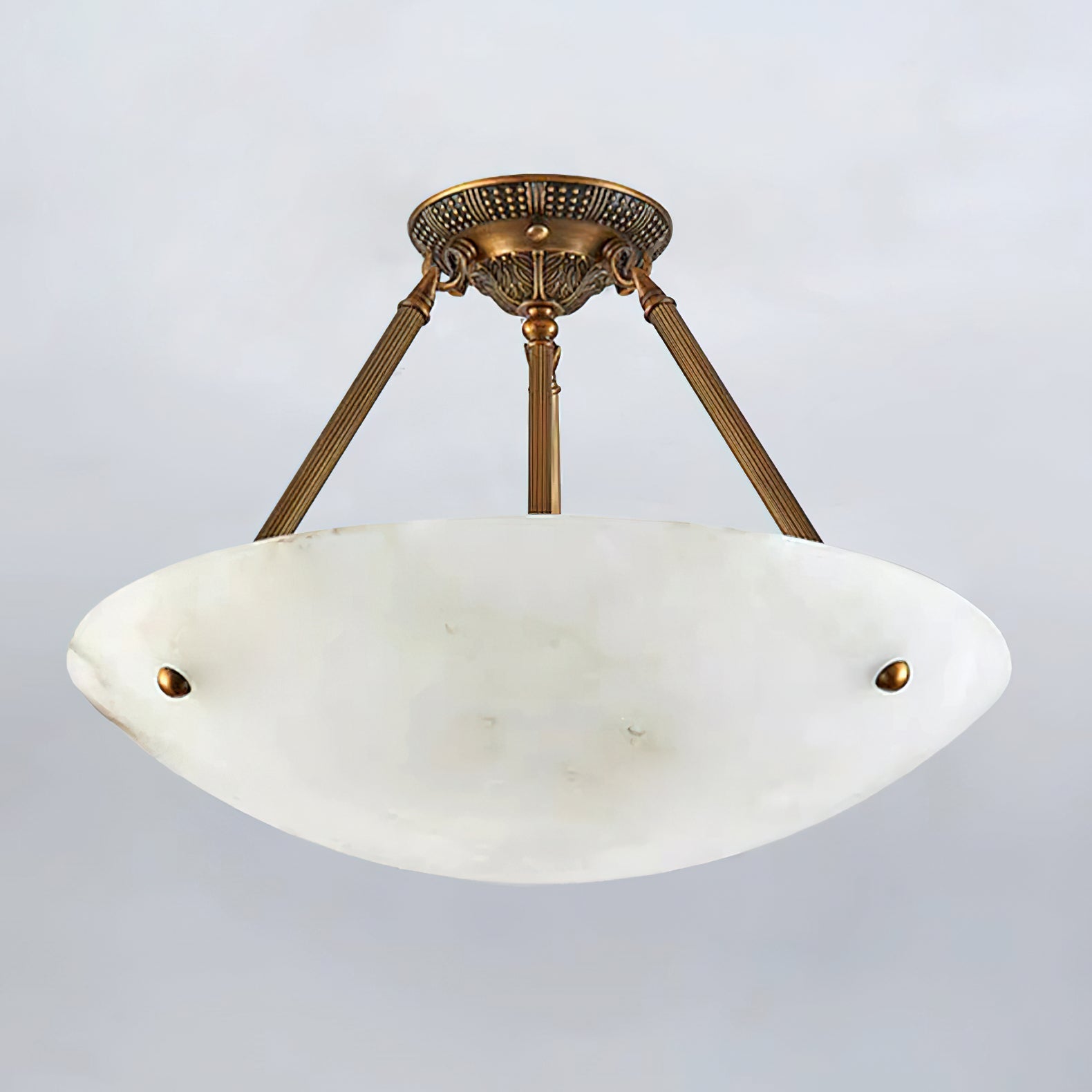 Alabaster Bowl Pendant