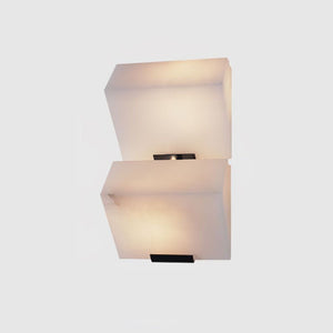 Alabaster Tiered Wall Light