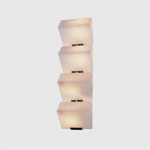 Alabaster Tiered Wall Light
