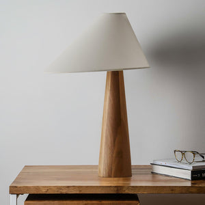 Vintage Wood Table Lamp