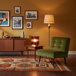 Amber Glow Table Lamp