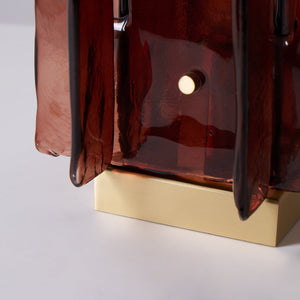 Amber Glow Table Lamp