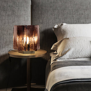 Amber Glow Table Lamp