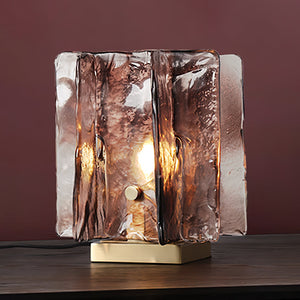 Amber Glow Table Lamp