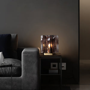 Amber Glow Table Lamp