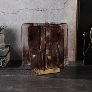 Amber Glow Table Lamp