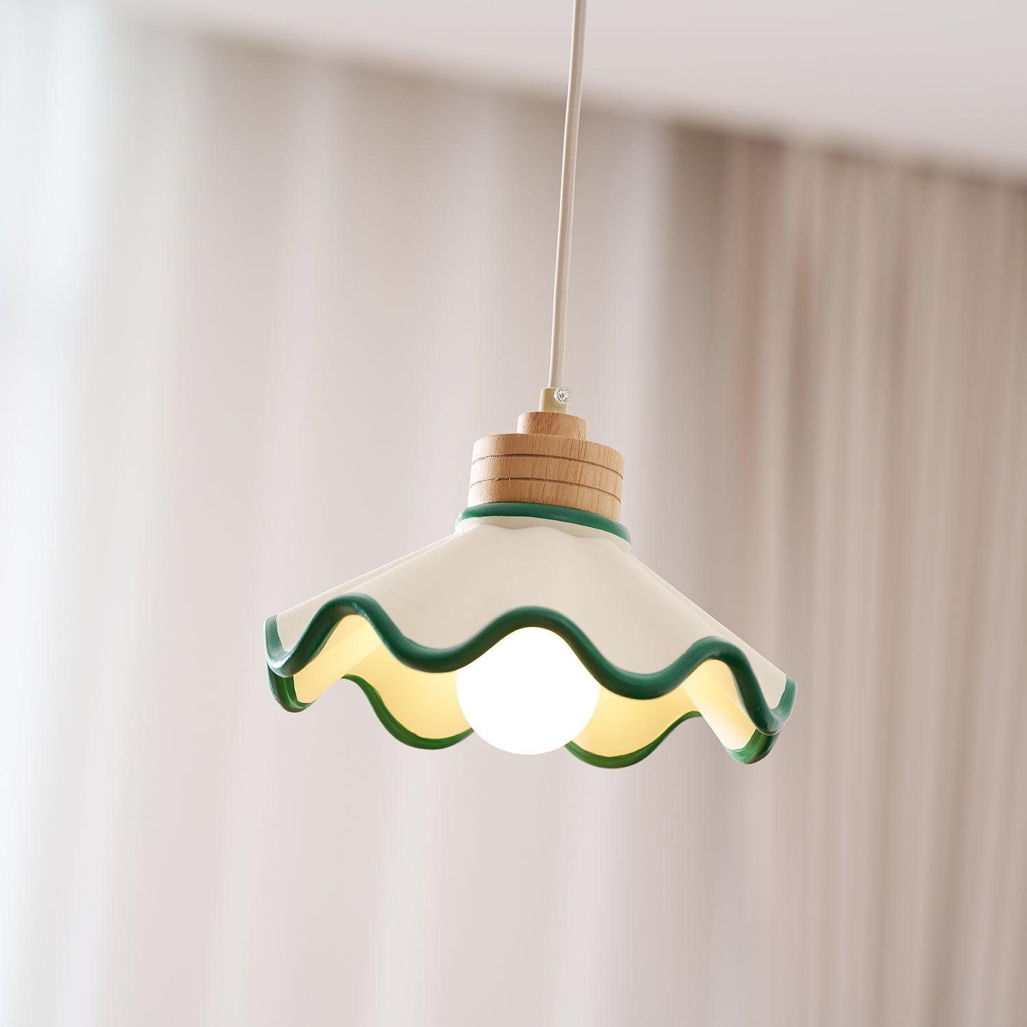 Scalloped Wave Pendant