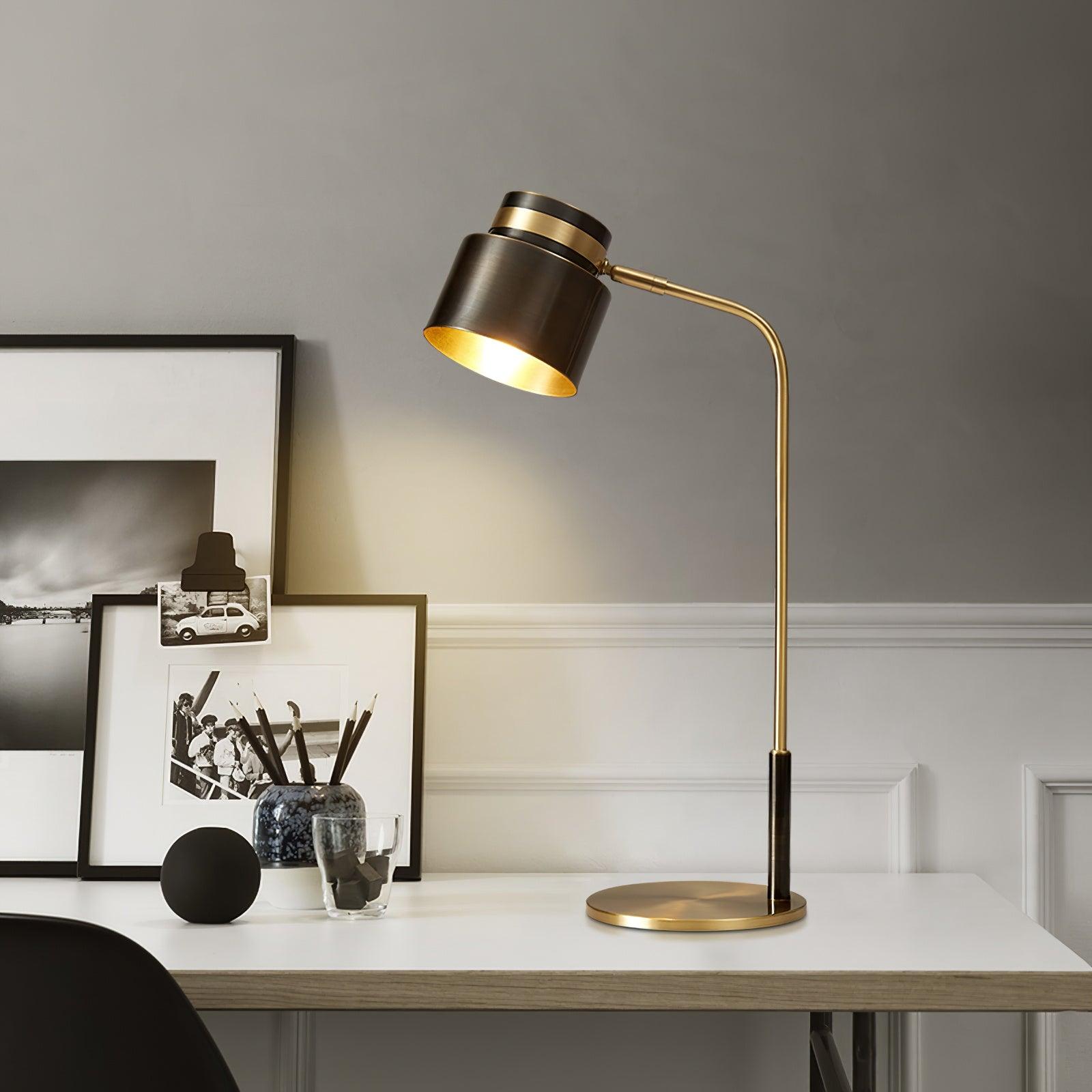 Brass Arc Task Lamp