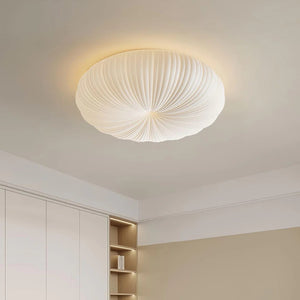 Ribbed Shell Ceiling Light