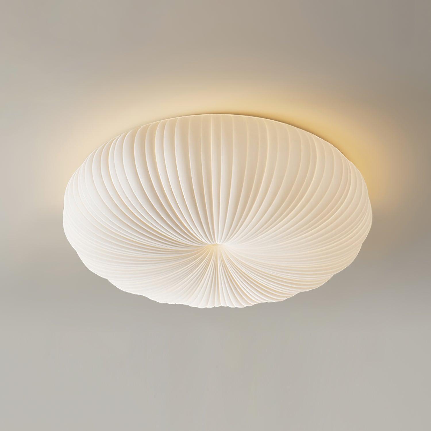 Ribbed Shell Ceiling Light