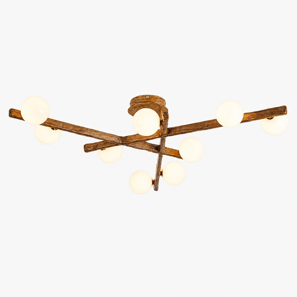 Branching Orb Chandelier