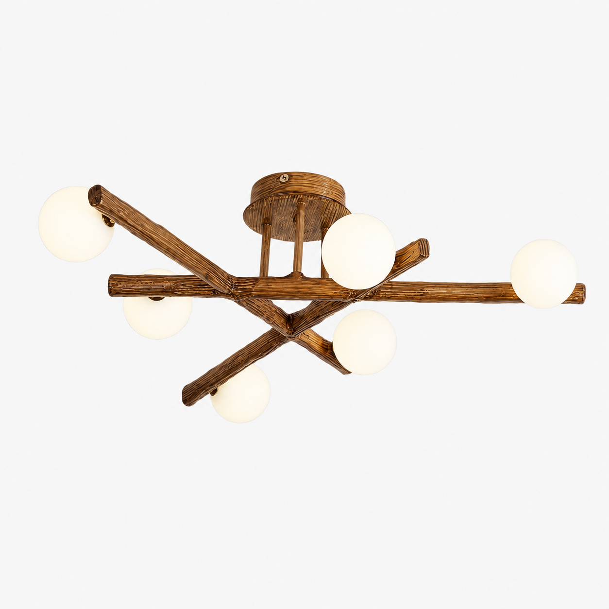 Branching Orb Chandelier