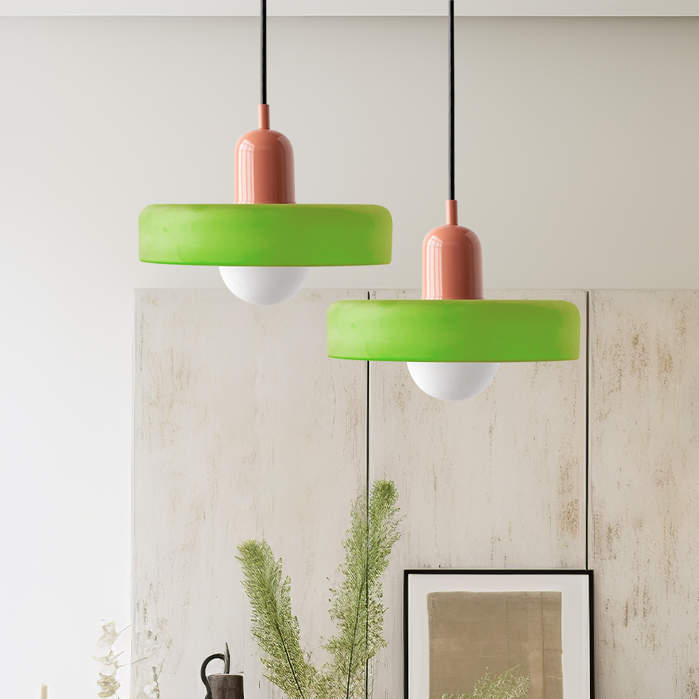 Bauhaus Glass Pendant