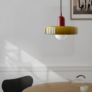 Bauhaus Glass Pendant