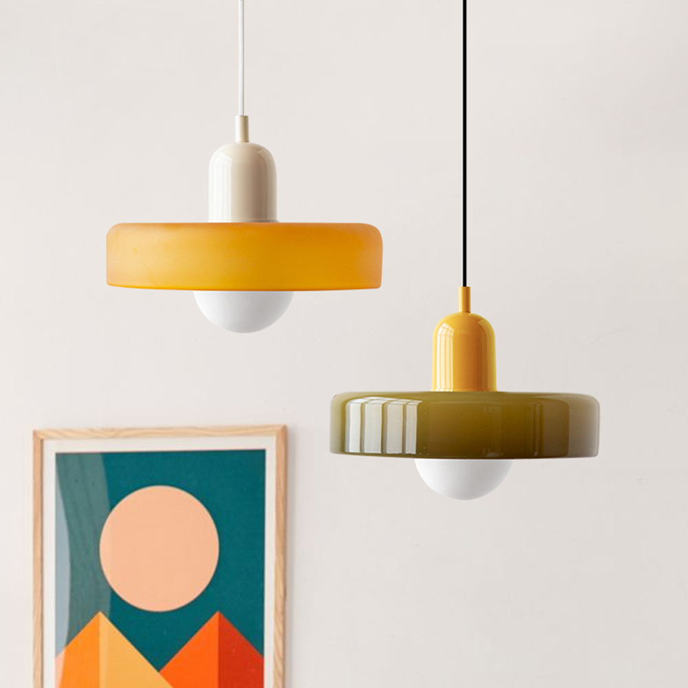 Bauhaus Glass Pendant