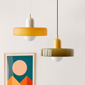 Bauhaus Glass Pendant