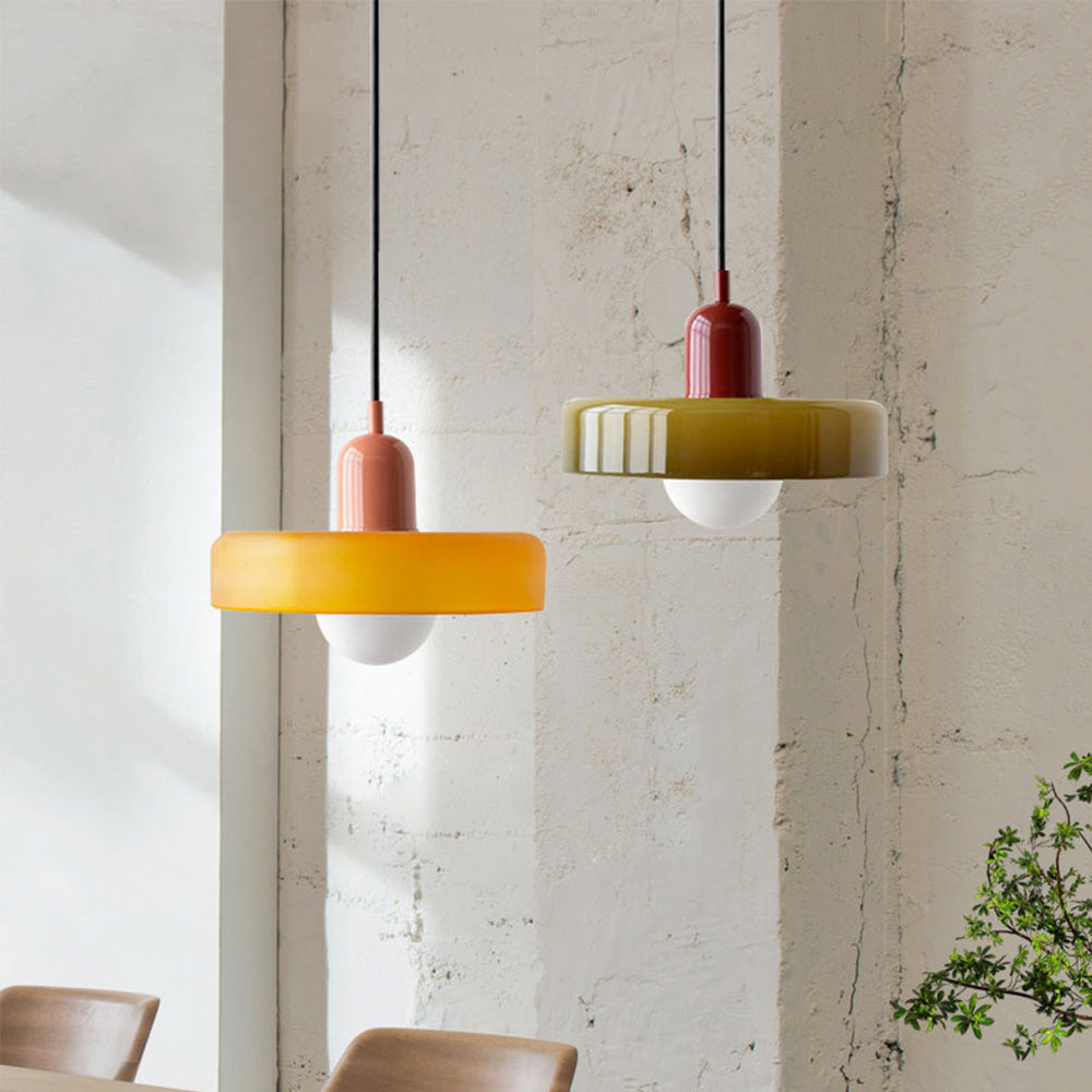 Bauhaus Glass Pendant