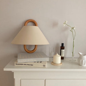 Tapered Wood Sconce