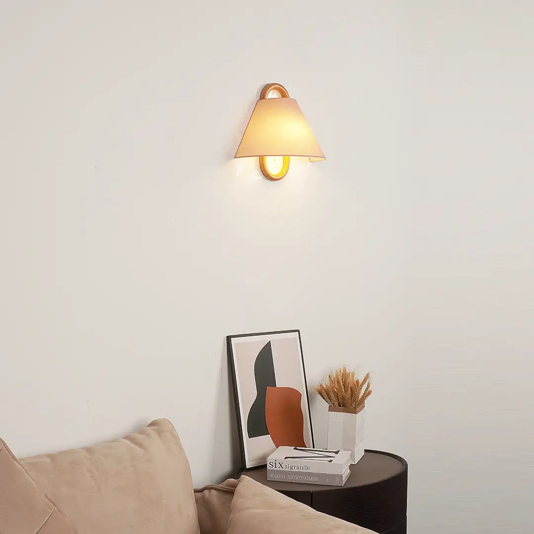 Tapered Wood Sconce