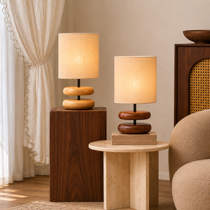Oakwood Stacked Lamp