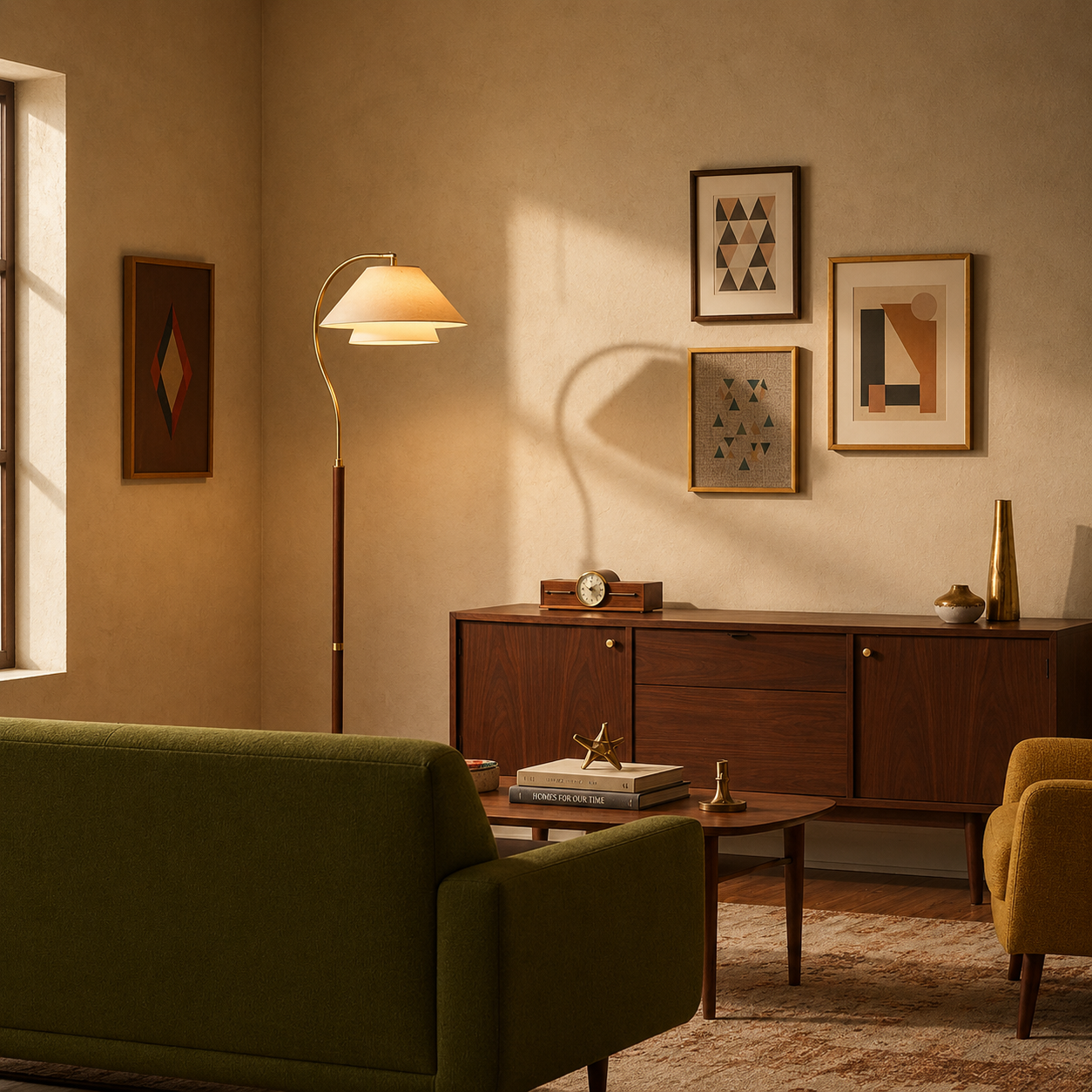 Layered Glow Floor Lamp