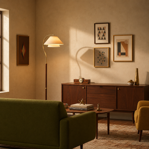 Layered Glow Floor Lamp