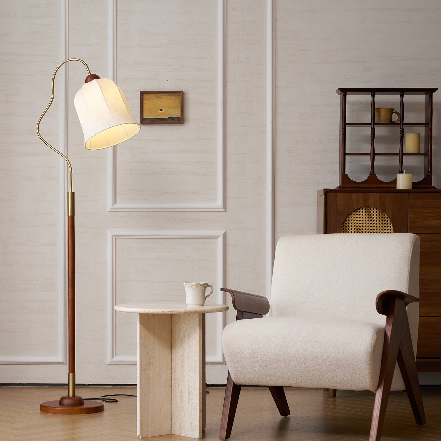 Sculptural Arc Floor Lamp