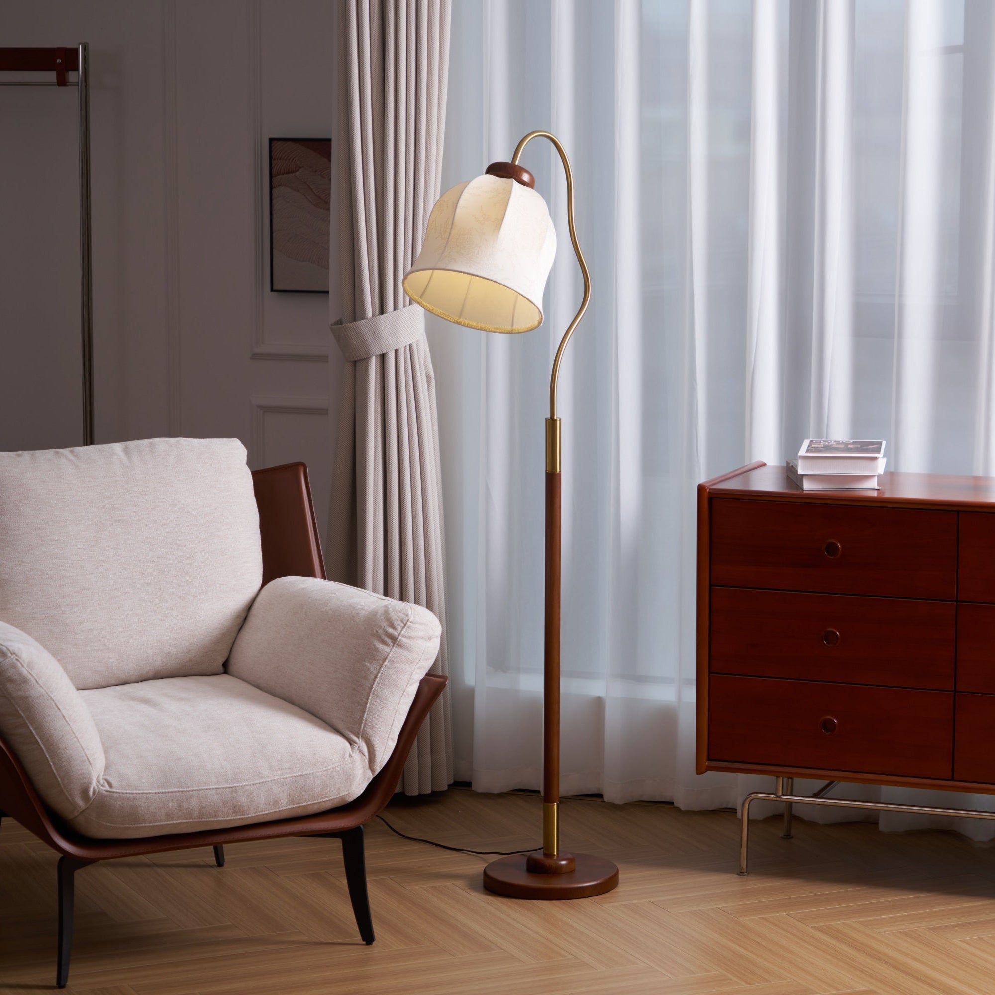 Sculptural Arc Floor Lamp