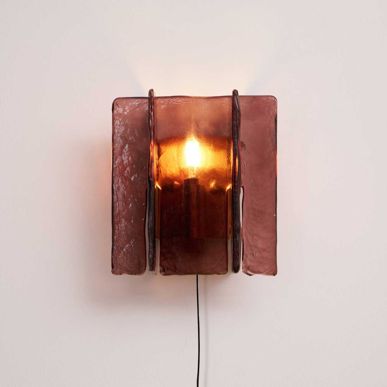 Crimson Glow Sconce