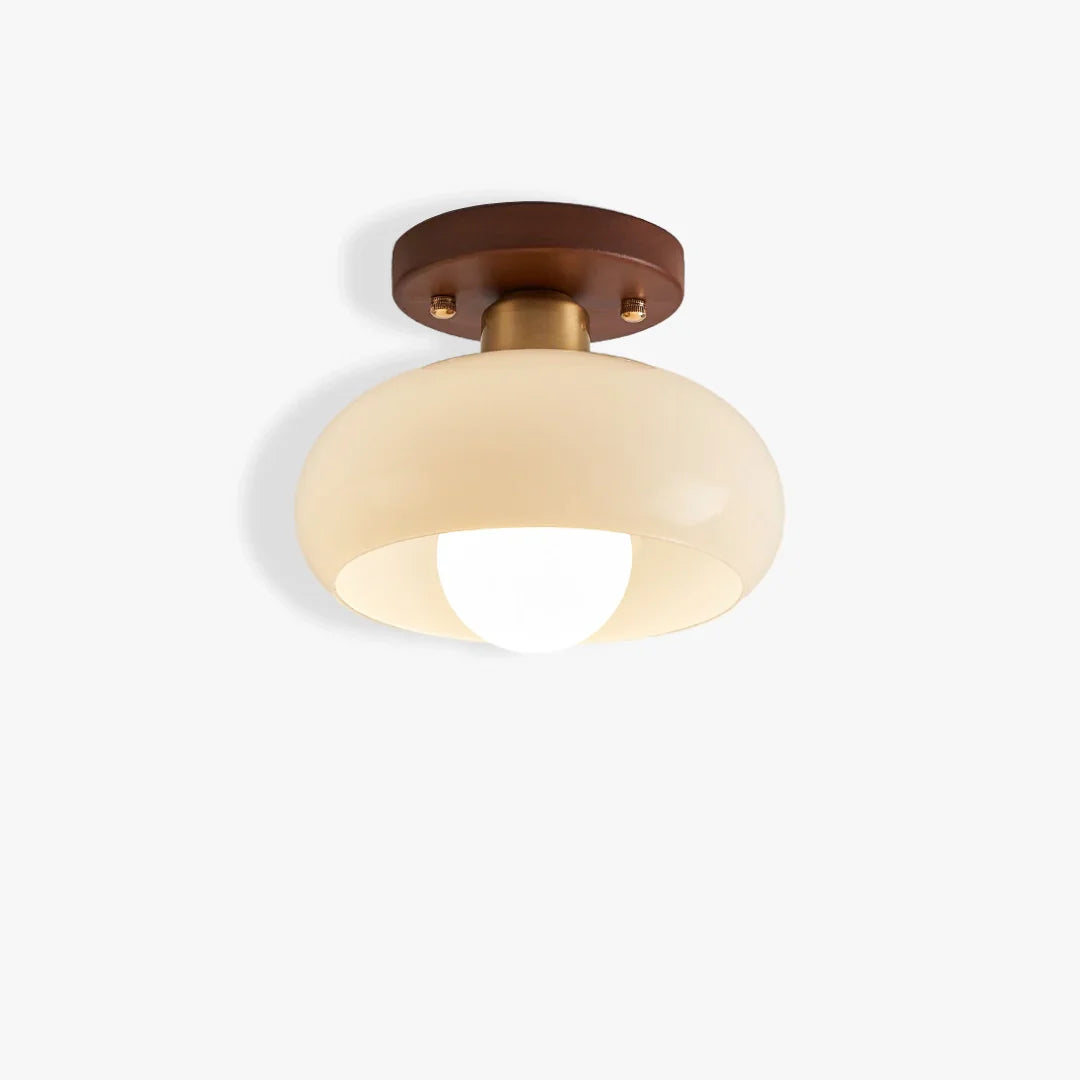 Halo Glass Flush Light