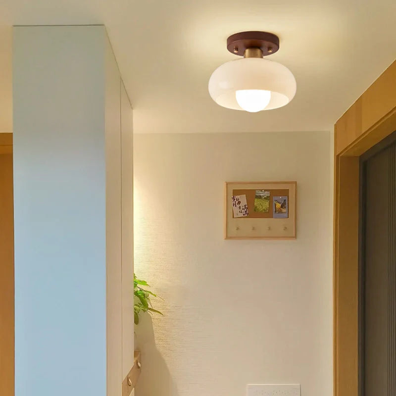 Halo Glass Flush Light