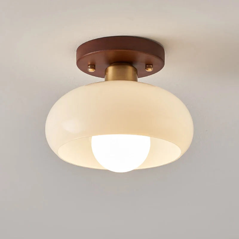 Halo Glass Flush Light