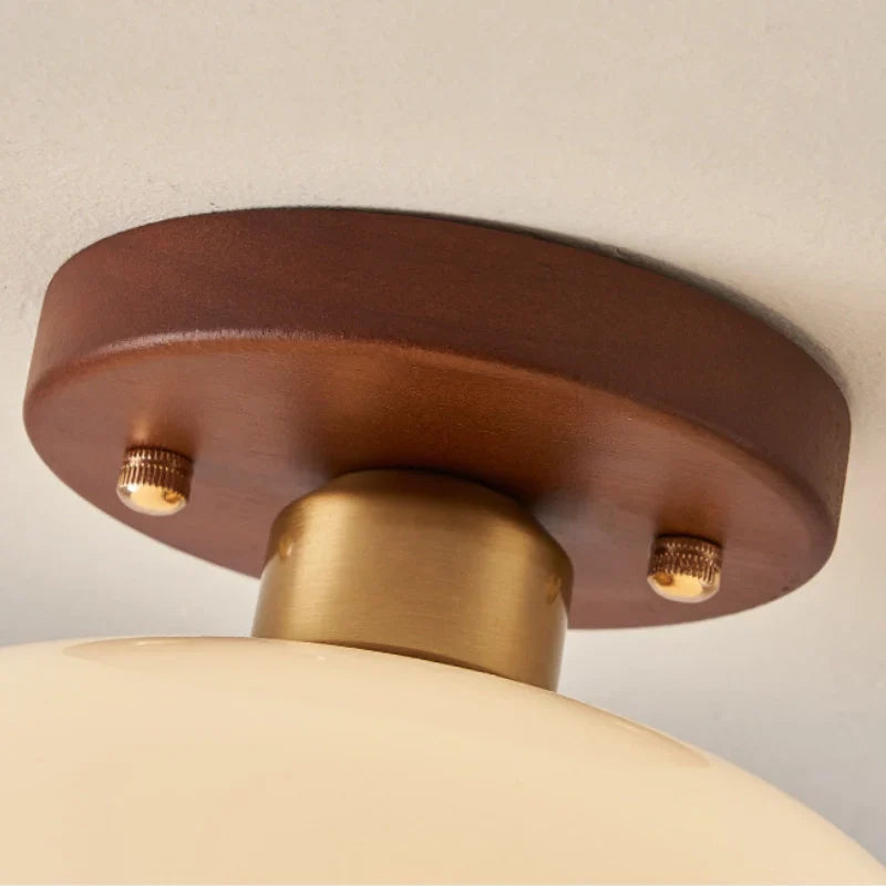 Halo Glass Flush Light