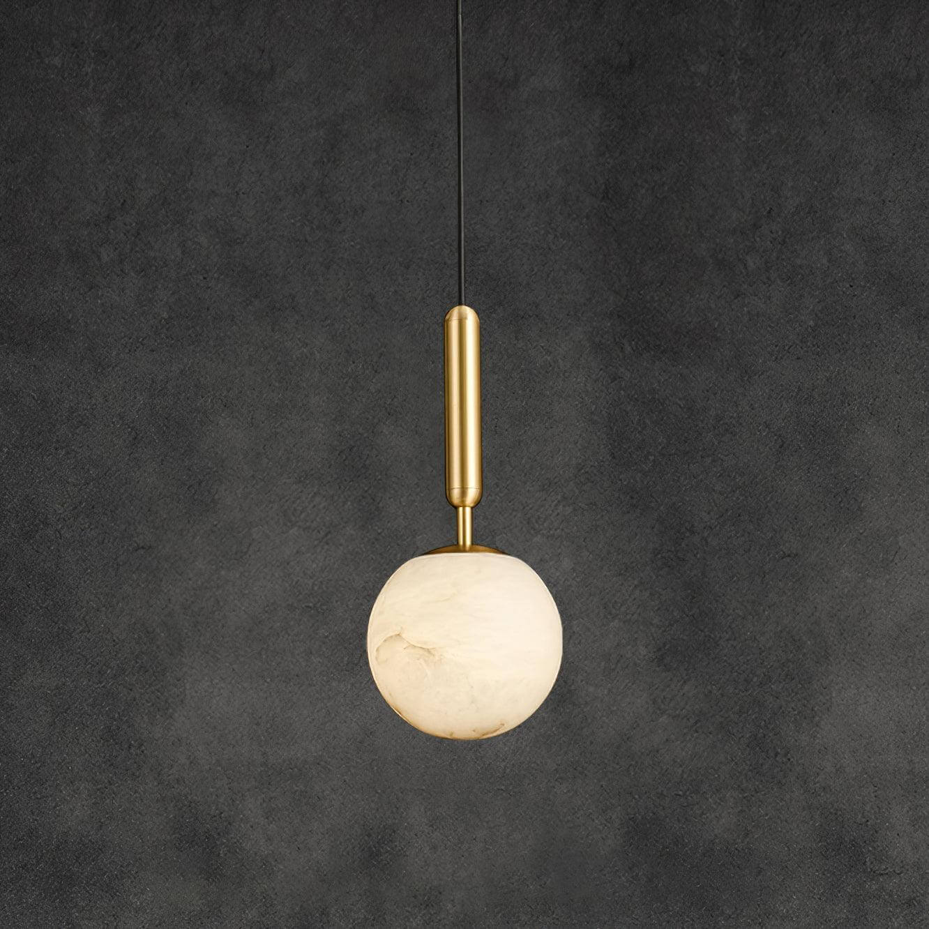Alabaster Halo Pendant