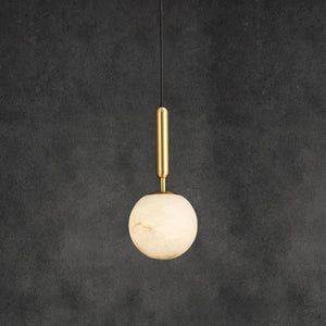 Alabaster Halo Pendant