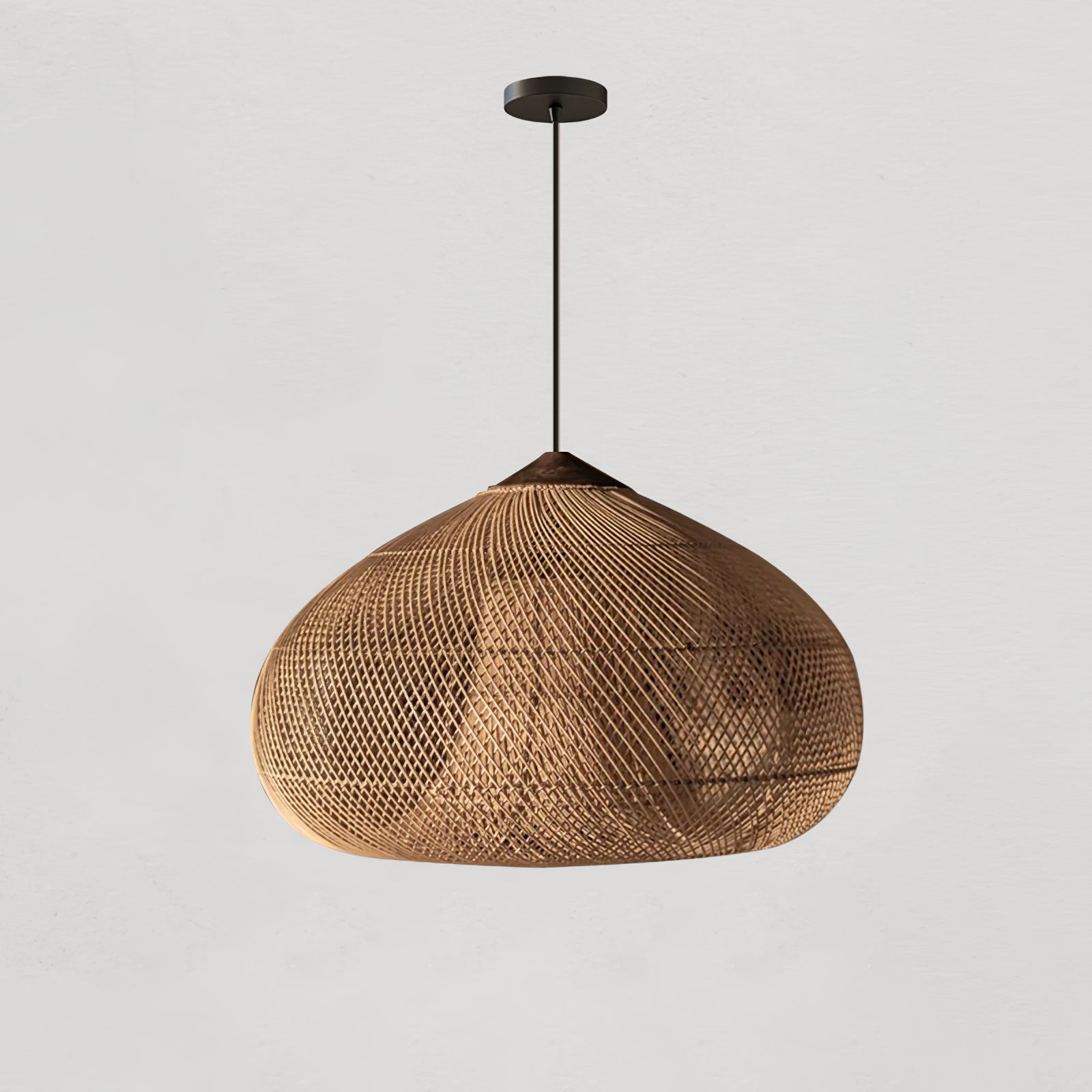 Woven Rattan Pendant