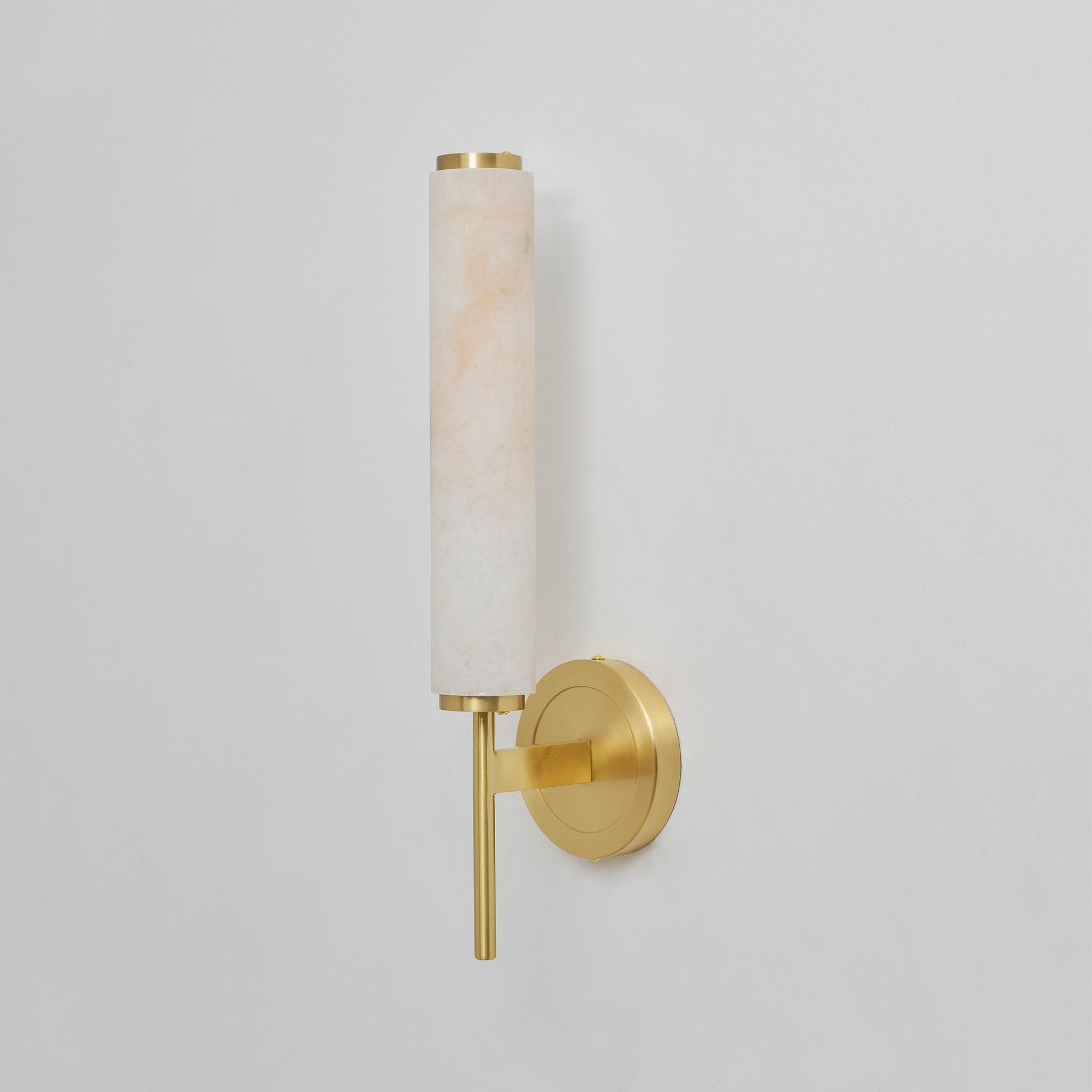 Alabaster Column Sconce