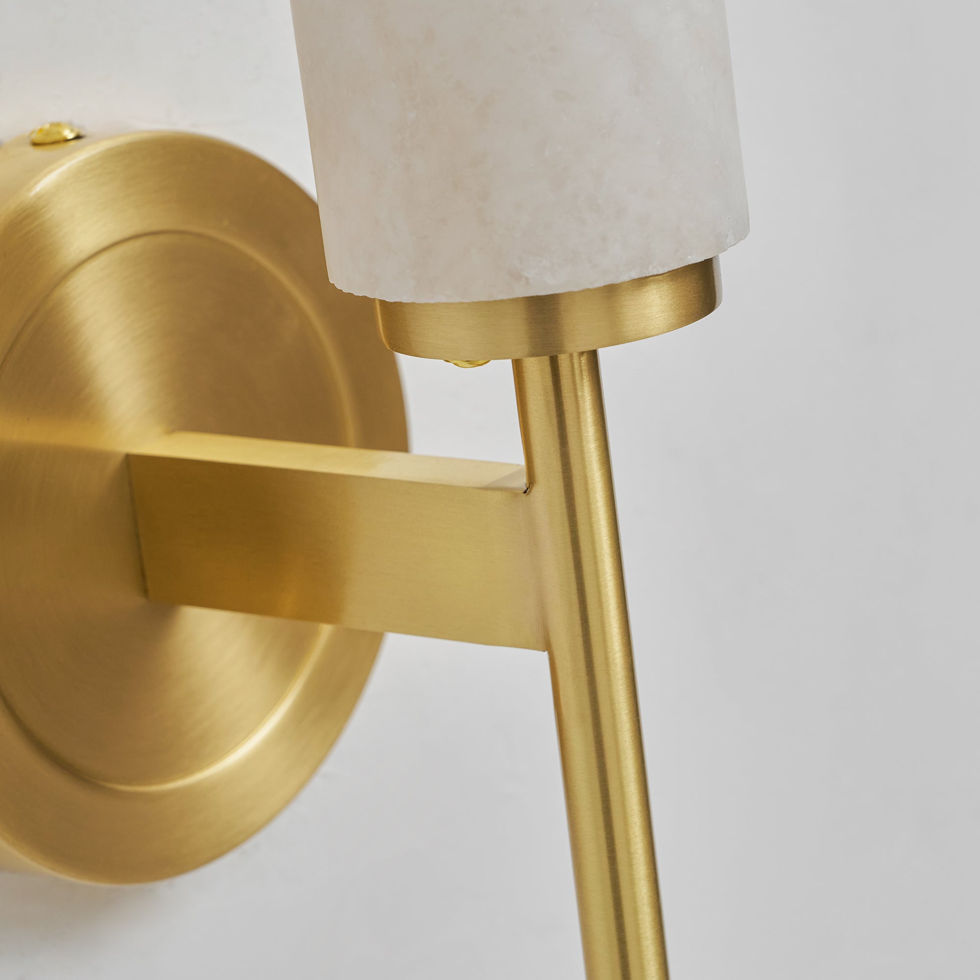Alabaster Column Sconce