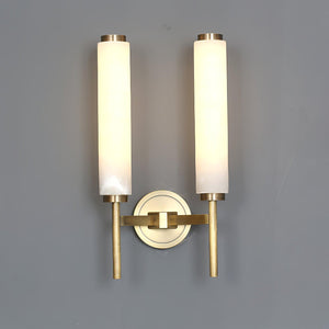 Alabaster Column Sconce