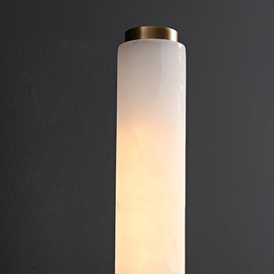 Alabaster Column Sconce