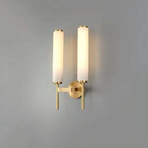 Alabaster Column Sconce